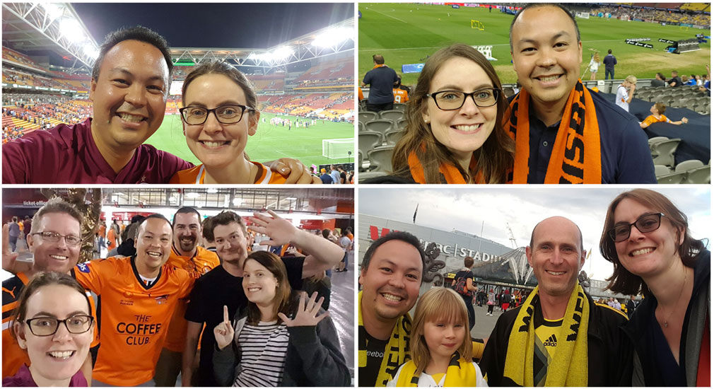 We went to dozens of football games this year at venues big and small. Highlights this year included away trips to Etihad Stadium in Melbourne (Brisbane Roar vs Melbourne Victory) and Westpac Stadium (Wellington Phoenix vs Melbourne City). My favourite game to watch live this year was seeing Brisbane Roar get revenge on Western Sydney Wanderers by knocking them out in the finals with a 5-4 win on penalties.