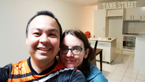 We bought a house!  Which meant that after nine years we finally moved out of our apartment in Tank Street.  We had a lot of happy times there.