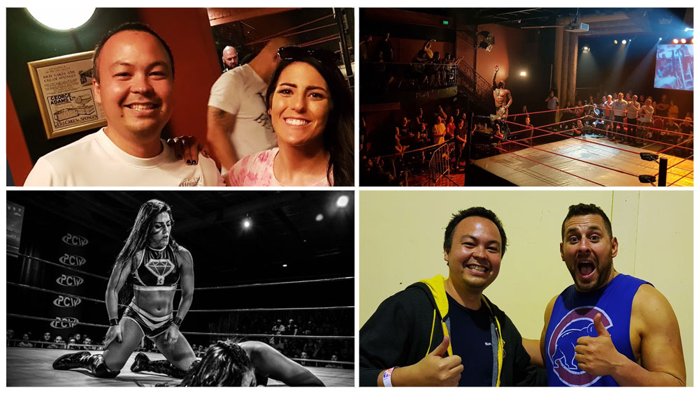 I went to a couple of wrestling shows this year. It was really cool to meet a couple of my favourite wrestlers - Colt Cabana and Tess Blanchard.