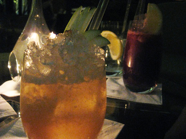Cocktails @ Sky Bar - Dutch Spring Punch and Cuban Crush