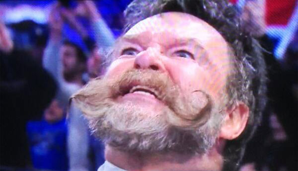 Dutch Mantell's moustache is a thing of beauty.  He cut a pretty good tea party promo before the match too.