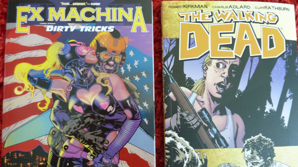 Ex Machine Vol 8 and The Walking Dead Vol 11 - I'm also digging these two comic book series in a big way. Happily, it looks like The Walking Dead tv series is picking up momentum and should be on our screens soon. I want to write a bit more about both series when I find some time soon.