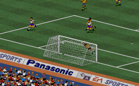 FIFA on the Sega Mega Drive:  tap 'A' for bullhorn