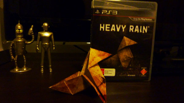 Heavy Rain - making the little orgami thing while waiting for the game to install was a fun way to kill 5 minutes