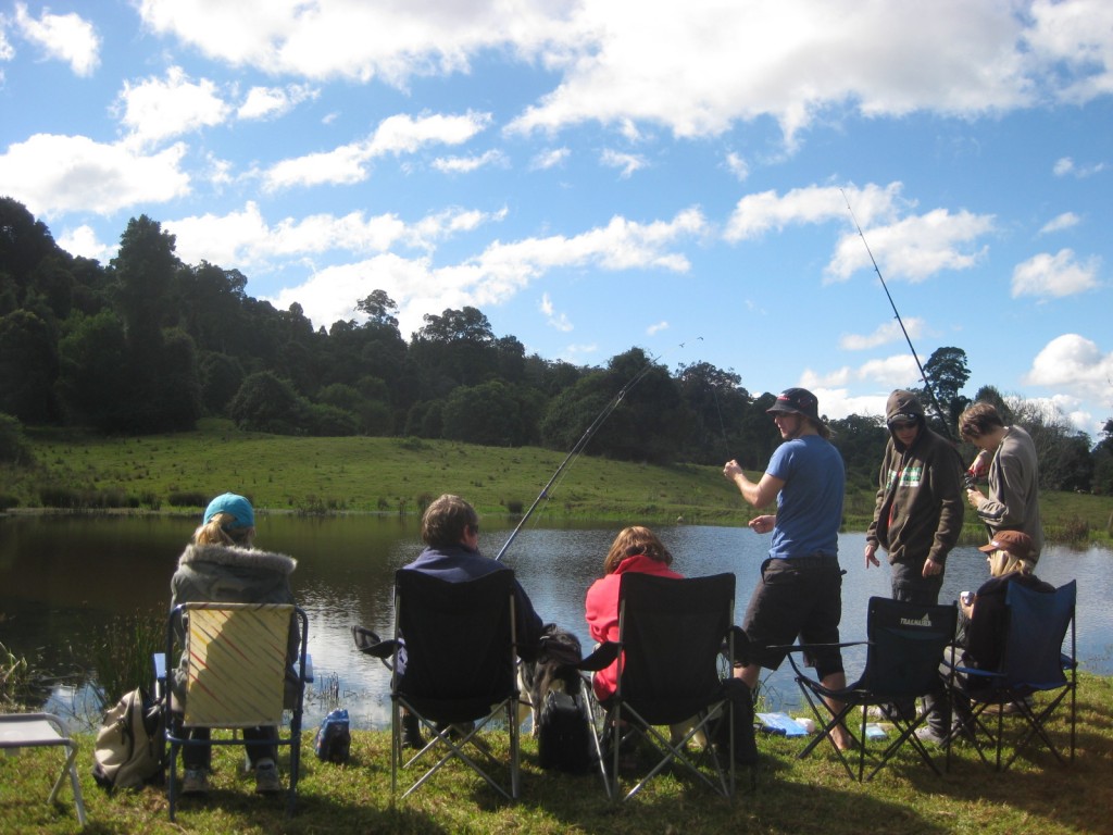 Fishing:  90% beer drinking, 10% casting