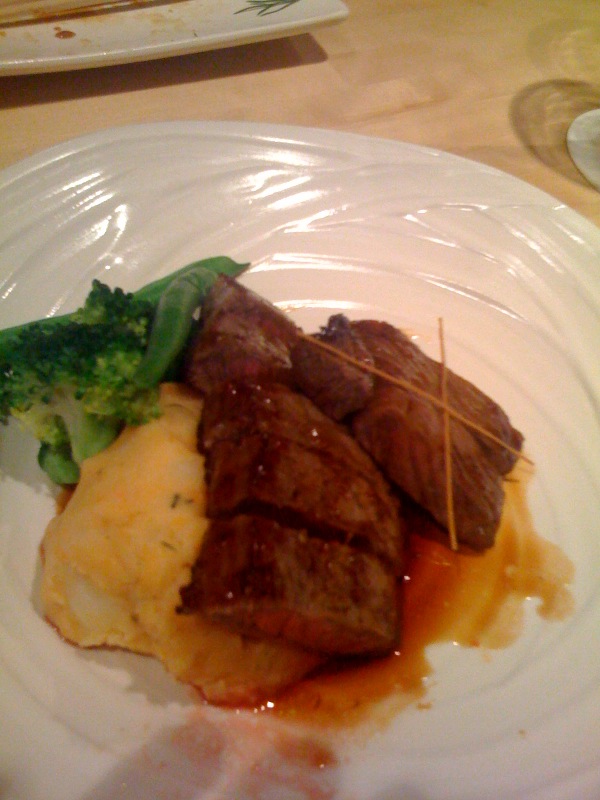 Wagyu beef and mash