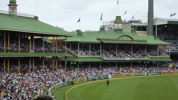 The Sydney Cricket Ground - over 120 years old and full of character. They still have the Members and Ladies stand from the original stadium.